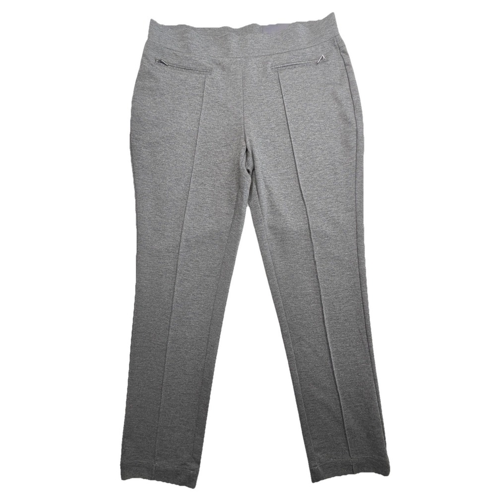 Rafaella Classic High Rise Straight Hip Dress Pants Gray Women's 16 NWT